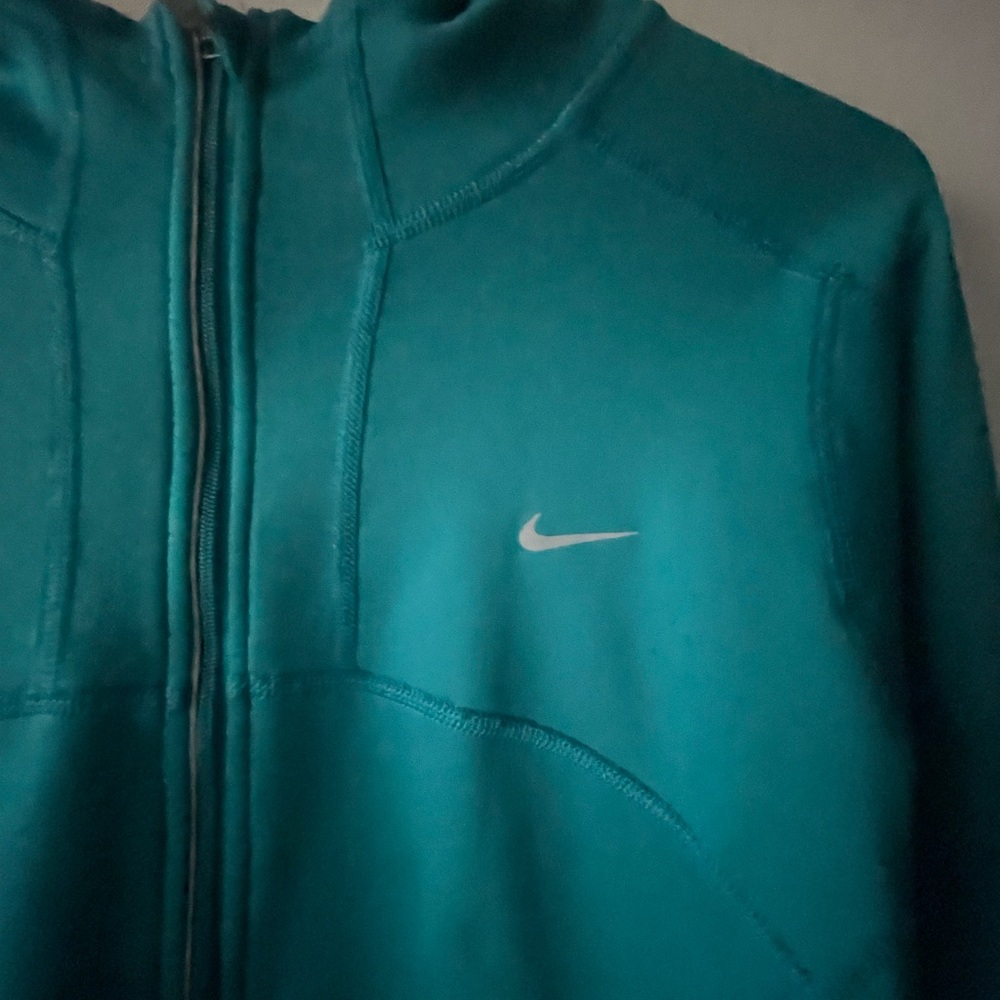 Nike Turquoise Half-Zip Hoodie - Picture 3 of 11